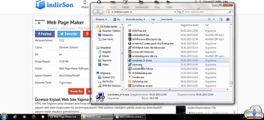 Web Page Maker kullanimi kurulumu