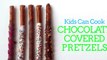 Kids Can Cook Chocolate Covered Pretzels