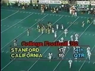 1982 Cal vs Stanford