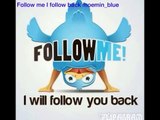 Follow me and I follow back Instagram moemin_blue