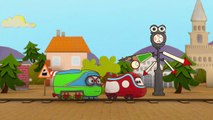 Trains. Coloring Book Cars and Trains. Learning colors (Train Cartoon) No titles