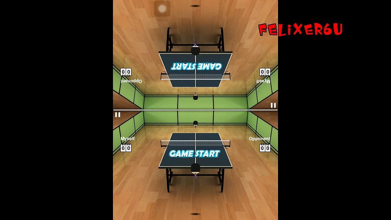 [ iOS game] [Quickly review ] - 2 players : Virtual table tennis hd