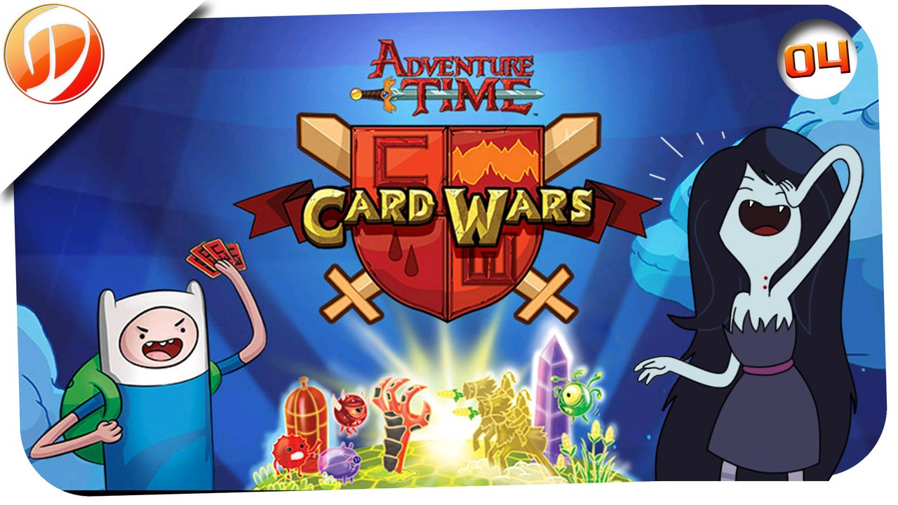 Guerra das Cartas 04 - Finn vs Marceline[Card Wars] [Hora de Aventura]
