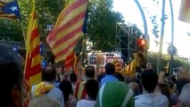 Els segadors manifestació 10 juliol 2010 Barcelona som una nació nosaltres decidim
