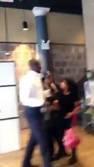 Big Manager knocks out small Panera Employee