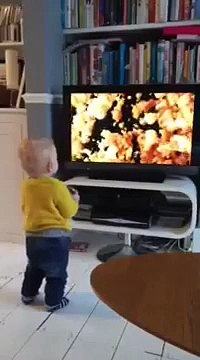 Baby B dancing to the Marks and Spencer advert