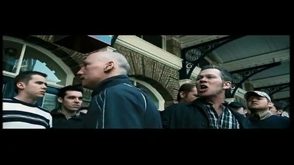 Green street hooligans fight against manchester