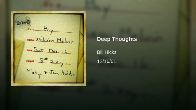 Bill Hicks - Country vs Punk