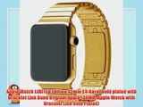 Apple Watch LIMITED Edition 42mm 24-Karat Gold plated with Bracelet Link Band Original Apple