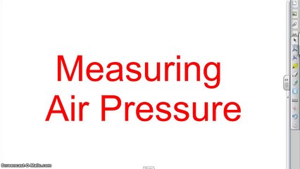 Barometers measure Atmospheric Pressure