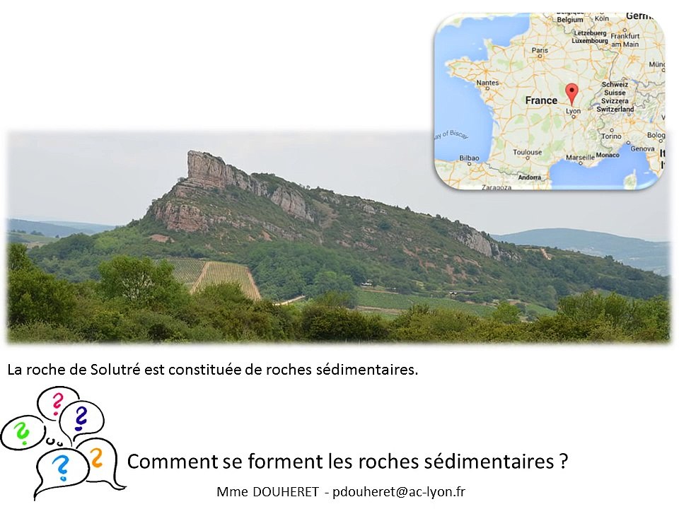 SVT - cours- formation des roches sédimentaires et fossilisation