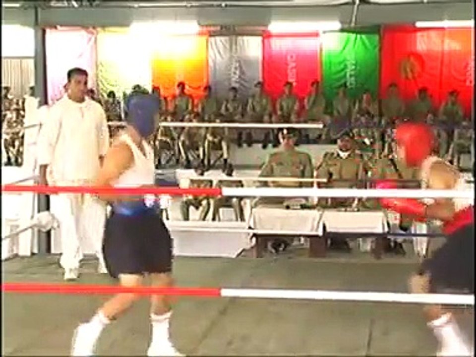 Boxing of Ahmetov Muhit in pakistan military academy 122 l/c