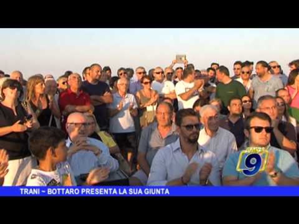 TRANI | Bottaro presenta la sua giunta