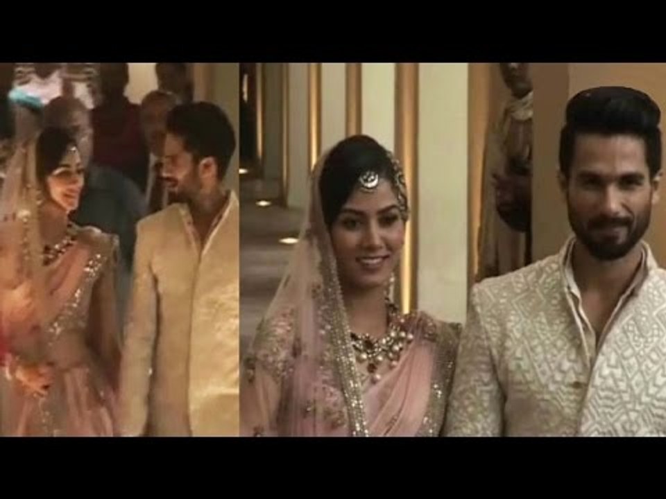 Watch: Shahid Kapoor, wife Mira Rajput make First Public Appearance Post-Wedding