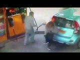 CCTV Footage: Refused Cigarette, Woman sets Petrol Pump on Fire in Jerusalem