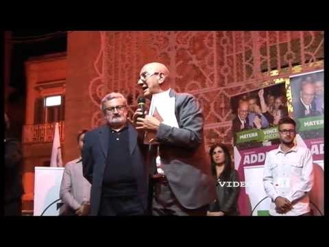 Comizio di Michele Emiliano e Salvatore Adduce