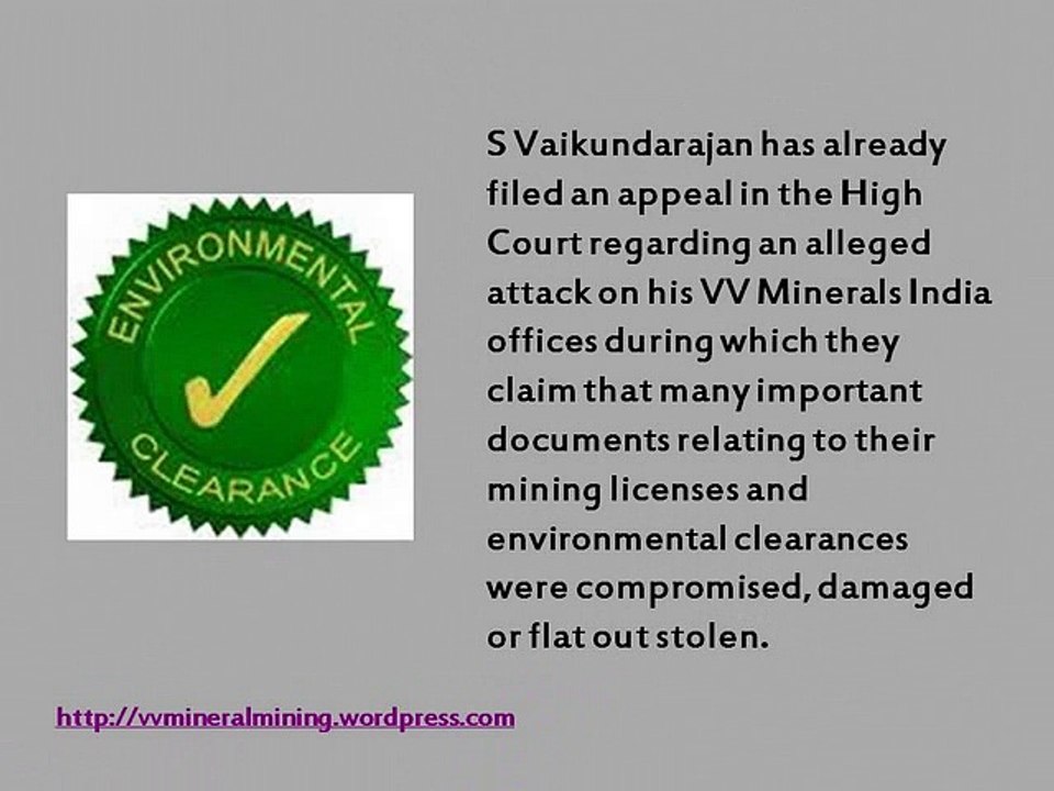 I Will Fight The False Claims Of The Illegal Beach Mining In The Supreme Court As Well- VV Mineal Vaikundarajan