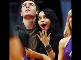 Zac Efron and Vanessa Hudgens watching the NBA Game Lakers vs Charlo!!So CUTE!