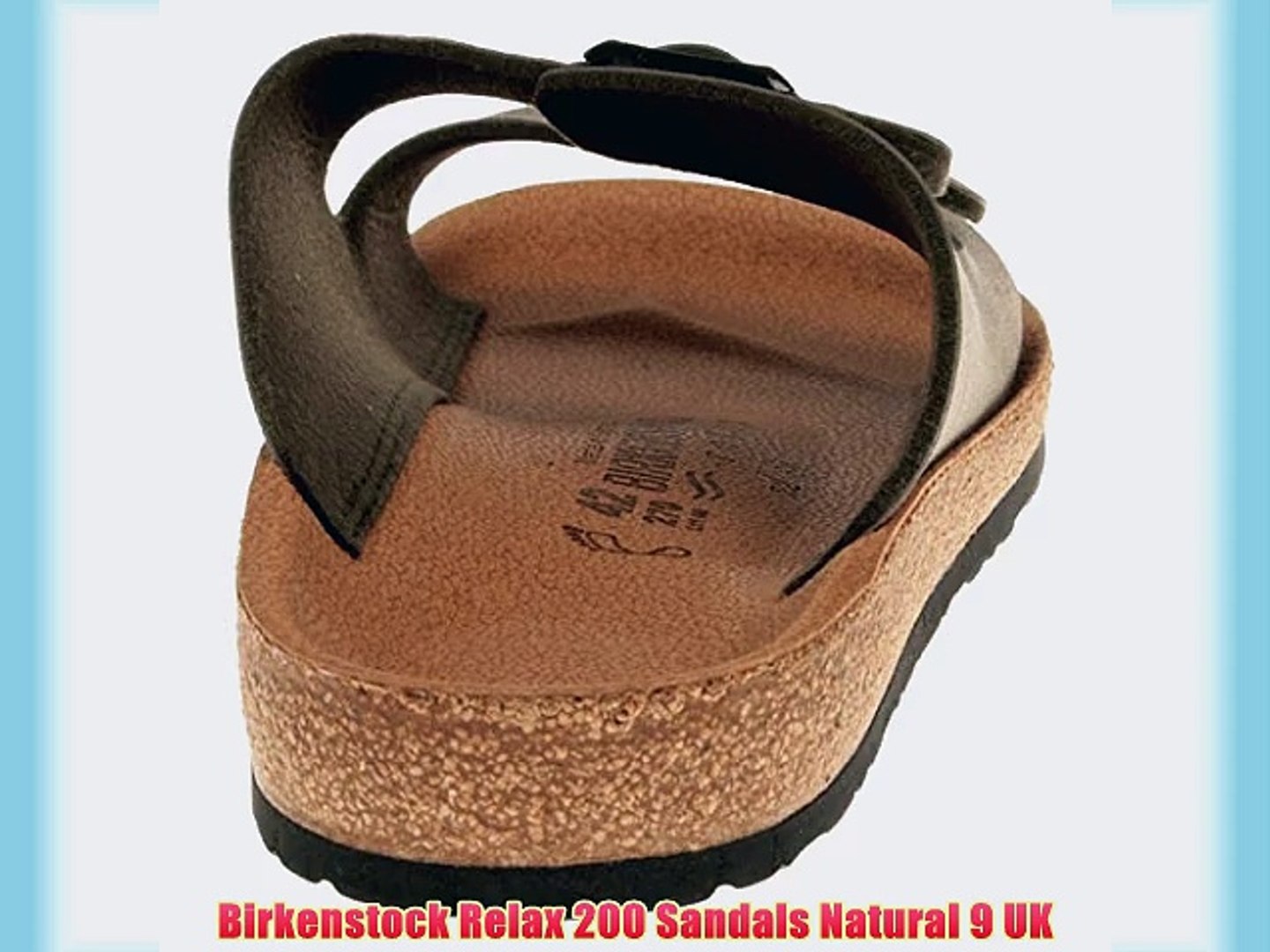 Birkenstock Relax 200 Sandals Natural 9 