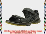 ECCO Mens Biom Terrain S Athletic and Outdoor Sandals 82504451707 Black/Black 7.5 UK 41 EU