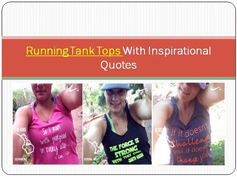 Women Running Tank Top | Running on the Wall