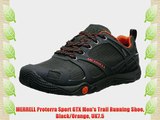 MERRELL Proterra Sport GTX Men's Trail Running Shoe Black/Orange UK7.5