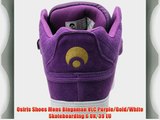 Osiris Shoes Mens Bingaman VLC Purple/Gold/White Skateboarding 6 UK 39 EU