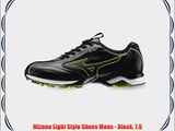 Mizuno Light Style Shoes Mens - Black 7.5