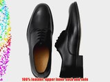 Savile Row Men's Black Leather Derby Shoes 9