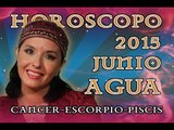 Horóscopo CANCER, ESCORPIO Y PISCIS, Junio 2015 Signos de Agua por Jimena La Torre