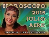 Horóscopo GEMINIS, LIBRA y ACUARIO Julio 2015 Signos de Aire por Jimena La Torre