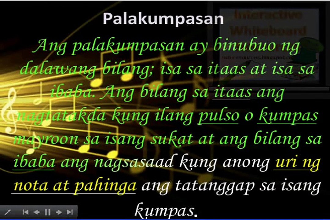Iba't-ibang Palakumpasan (Time Signatures) - Interactive Music Lesson