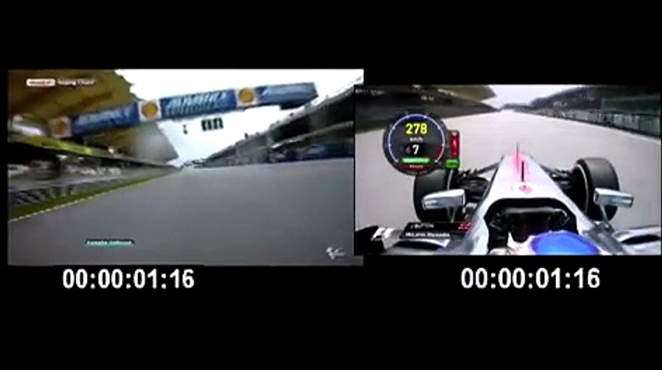 FORMULA 1 VS MOTO GP SEPANG 2013  JENSON BUTTON VS JORGE LORENZO