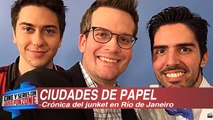 CIUDADES DE PAPEL - John Green y Nat Wolff - Crónica del junket en Río de Janeiro
