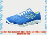 Skechers Mens Go-Run Ride 2 Blue Athletic and Outdoor Sandals 53588 12 UK 47 EU
