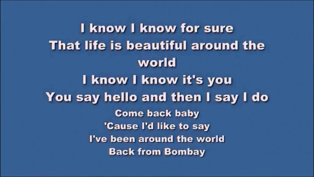 Red Hot Chili Peppers - Around The World (Lyrics)