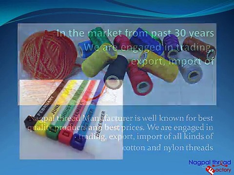 Cotton Threads Manufacturers & Suppliers in India