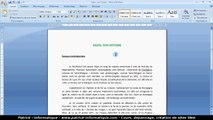 Tuto Encadrer du texte et mettre des bordures de pages (Word 2007)