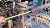 Bending Bamboo by Applying Heat