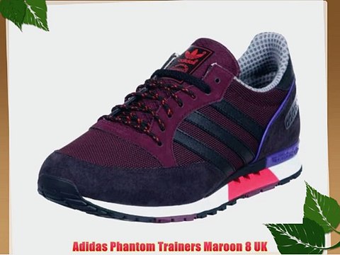 Adidas Phantom Trainers Maroon 8 UK 