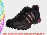 adidas Kanadia Trail 3 Men's Trainers Black/Purple 3.5 UK