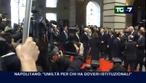 Napolitano a Torino si commuove: ''Umiltà per chi ha doveri istituzionali''. Fischi per Cota.