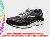 Brooks Mens Dyad 7 Running Shoes 1101211D172 Black/Silver/Pavement/White 11.5 UK 46.5 EU 12.5