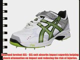 Asics Men's Gel Speed Menace White/Green Machine/Silver Cricket Shoe P125Y 0137 6 UK