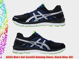 ASICS Men's Gel-Excel33 Running Shoes Black/Blue UK7