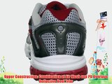 Hi-Tec Men's R156 Silver/Red/Gunmetal Trainer A001742/052/01 9 UK 43 EU 10 US