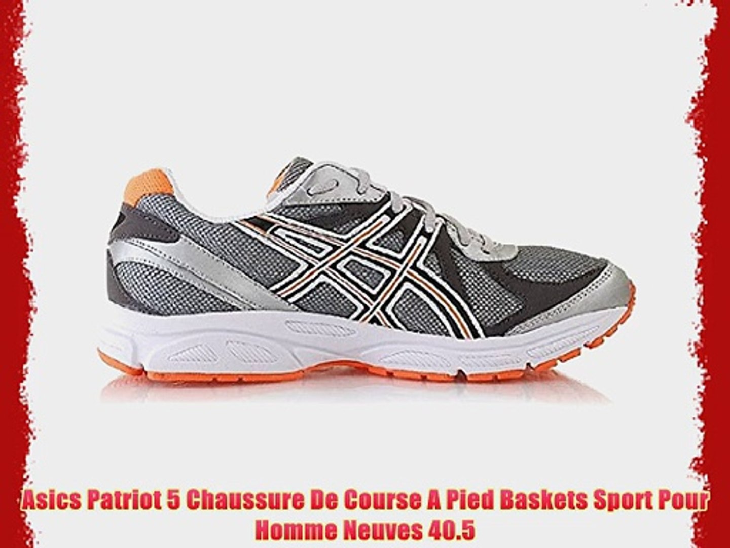 asics gel patriot homme orange