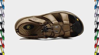 Camel Men's Leather River Sandal Slip On Bronze Size 38 M EU