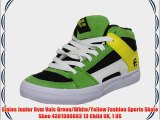 Etnies Junior Rvm Vulc Green/White/Yellow Fashion Sports Skate Shoe 4301000083 13 Child UK