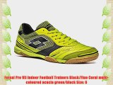 Futsal Pro VII Indoor Football Trainers Black/Fluo Coral multi-coloured acacia green/black